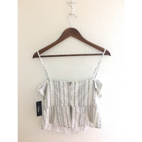 Lulu's | Linen Striped Cami Tank Top NEW!💘 - Picture 3 of 5